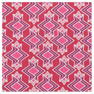 Art Deco Wallpaper Pattern, Burgundy Wine Fabric