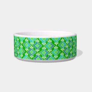 Art Deco Wallpaper Pattern, Jade Green Bowl