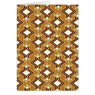 Art Deco Wallpaper Pattern, Tan and Brown