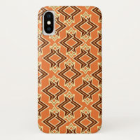 Art Deco Wallpaper Pattern, Terracotta / Rust