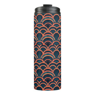 Art Deco Waves Thermal Tumbler