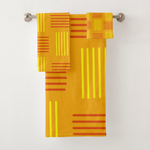 Art Deco Weave Bath Towel Set