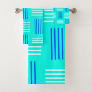 Art Deco Weave Bath Towel Set