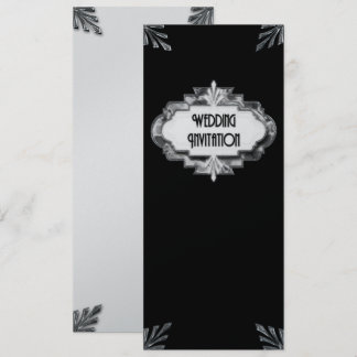 Art Deco Wedding Invitation