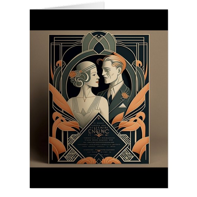 Art Deco wedding theme (Front)