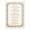 Art Deco White Wedding Menu Cards