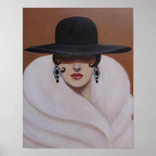 ART DECO WOMAN POSTER (Front)