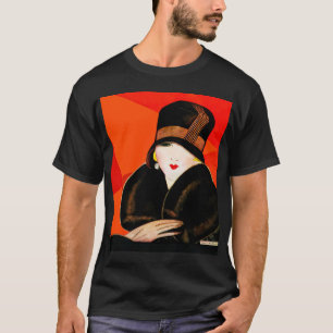  Art deco woman´s portrait  T-Shirt