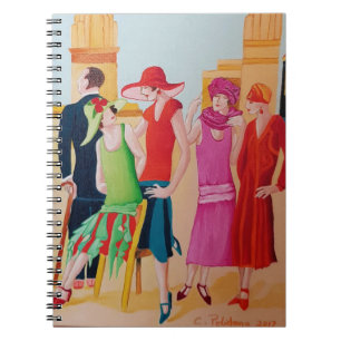 Art Deco Women  Notebook
