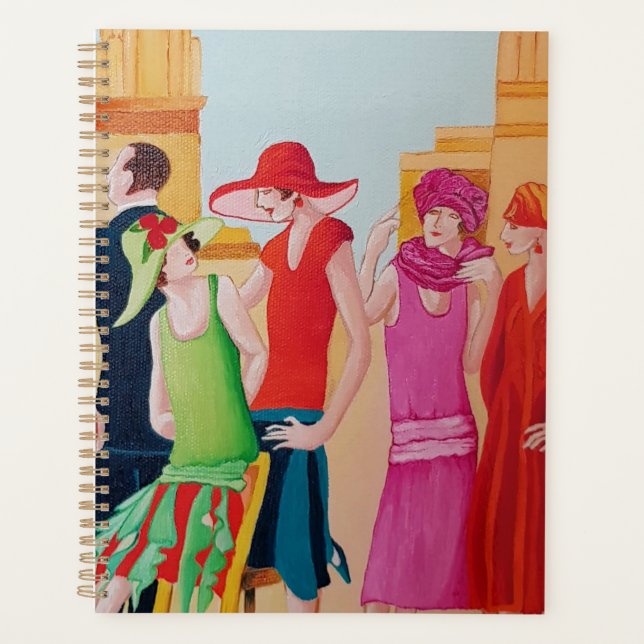Art Deco Women  Planner (Front)