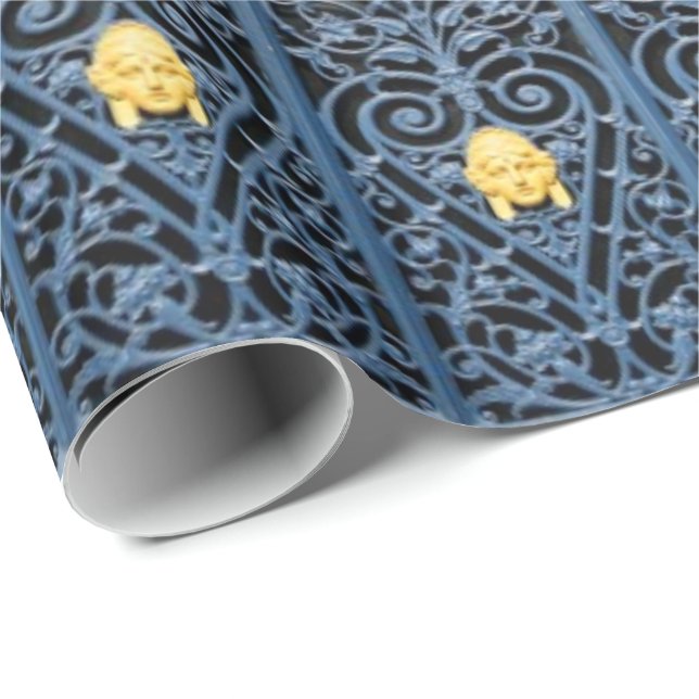 Art Deco Wrought Iron Wrapping Paper (Roll Corner)