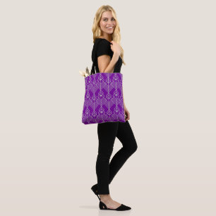 Art Deco Zig Zag Tote Bag