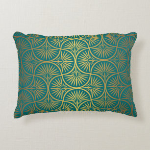 Art decor pattern. Vintage wallpaper. Japanese or Decorative Cushion