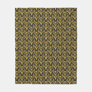 Art decor pattern. Vintage wallpaper. Japanese or  Fleece Blanket