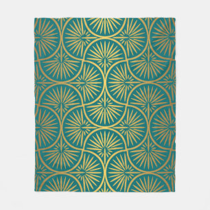 Art decor pattern. Vintage wallpaper. Japanese or Fleece Blanket