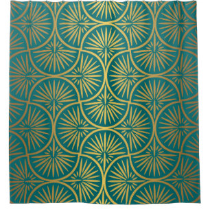 Art decor pattern. Vintage wallpaper. Japanese or Shower Curtain