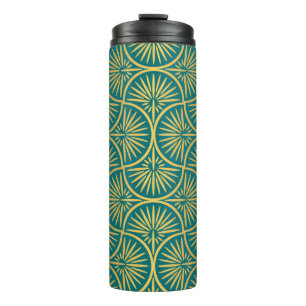 Art decor pattern. Vintage wallpaper. Japanese or Thermal Tumbler