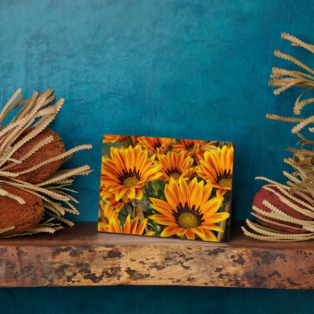 Art Decor Plaque-Fall Flowers Plaque (Side)