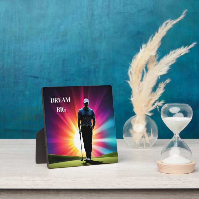 Art Decor Plaque-Golf Player Plaque (Insitu)