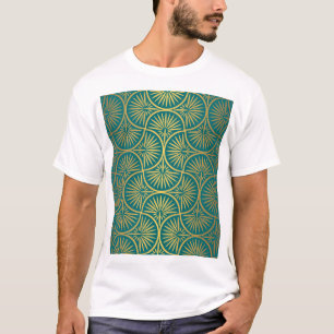 Art Decor Vintage Oriental Wallpaper T-Shirt