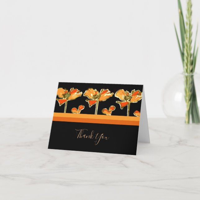 Art decoratifs Thank You Note Card (Front)