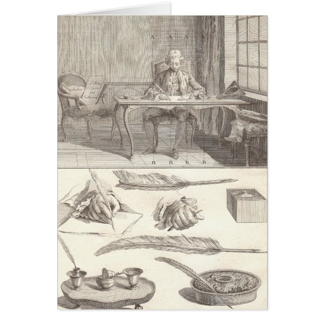 Art d'Ecrire Art of Writing Diderot Encyclopaedia (Front)