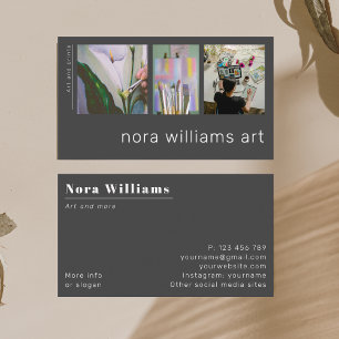 Art design artist designer photo Business Card