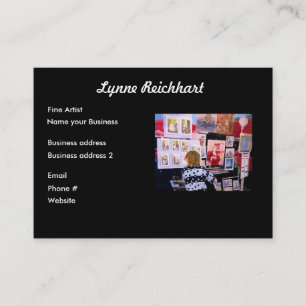 Art design business card