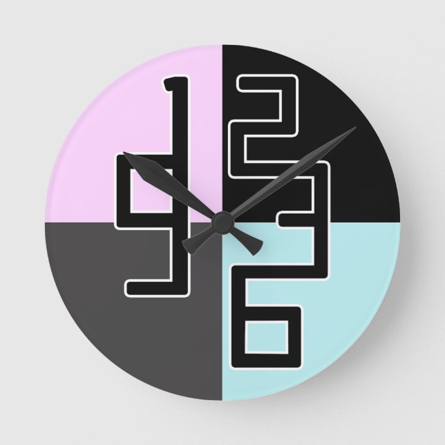 Art design modern watch round clock (Front)