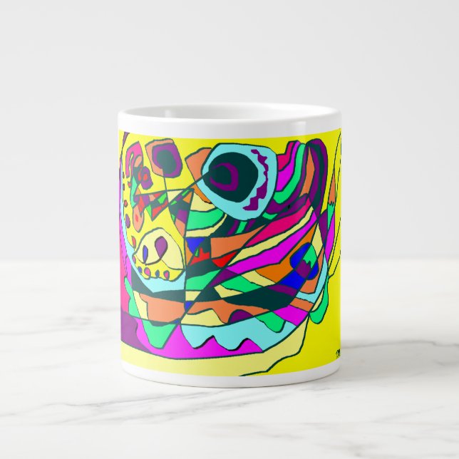Art design picture on a drinking mug (Front)