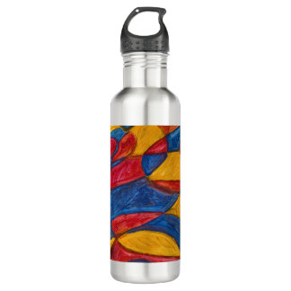 ART DESIGN WATER BOTTLE BY PAULA REILLY.