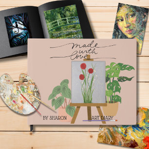 ART DIARY IN A GUEST BOOK