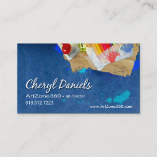 Art Director: Design Studio Graphic Artist Painter Business Card