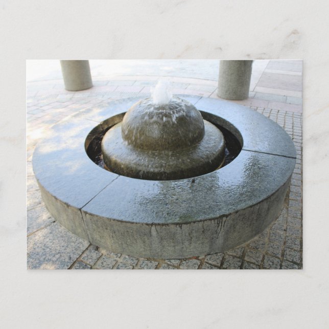 Art District Fountain Postcard (Front)