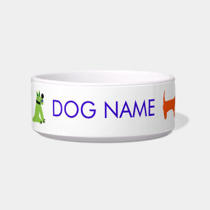 Art Dog Bowl: Crazy John Dyer Dogs Bowl