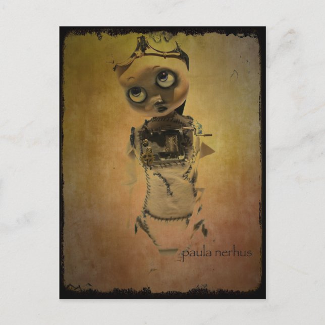 art doll postcard (Front)