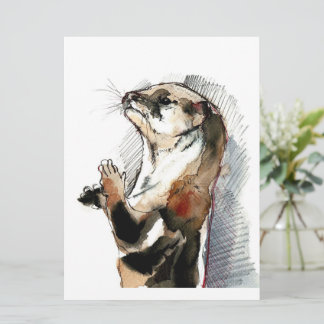 Art Drawing Otter | Cute Otter Gifts