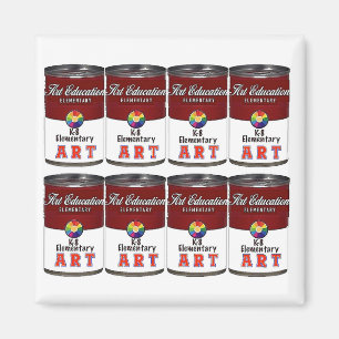 Art Education, Pop Art - Magnet