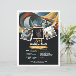 Art Exhibition Event Flyer Template