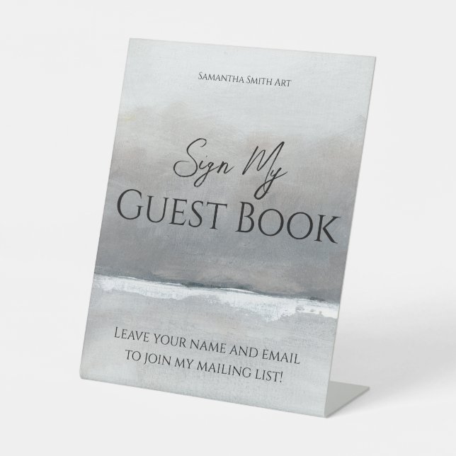 Art Exhibition Guest Book Sign (Front)