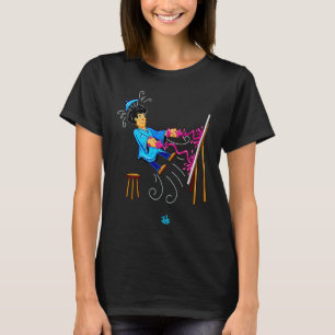 Art Explosion Creative Painting T-Shirt