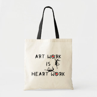 Art Fairies: Art Work Is Heart Work Tote Bag