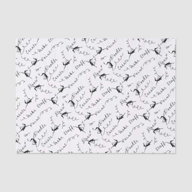 Art Fairies At Work Tissue Paper (Front)