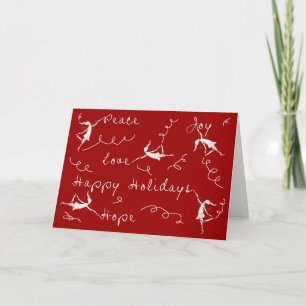 Art Fairies Happy Holidays Holiday Card