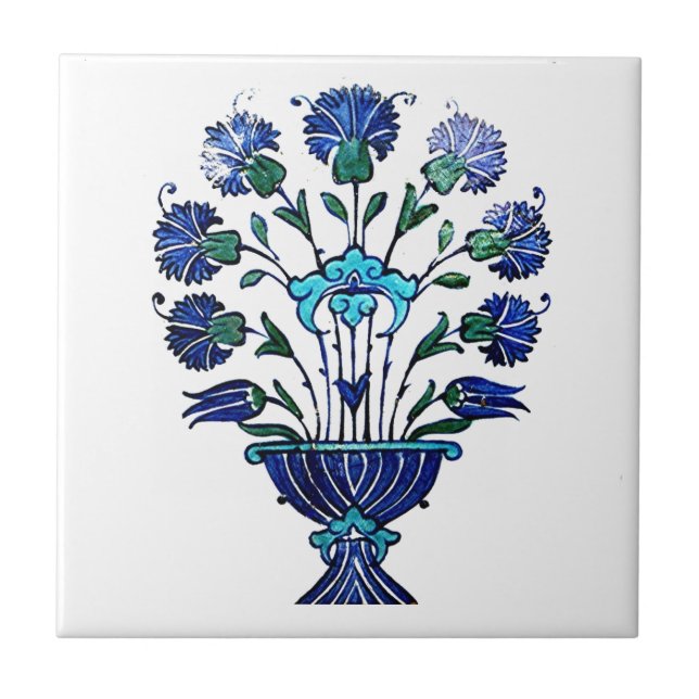 Art- Floral Ceramic Tile (Front)