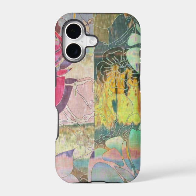 Art floral grunge pattern (Back)