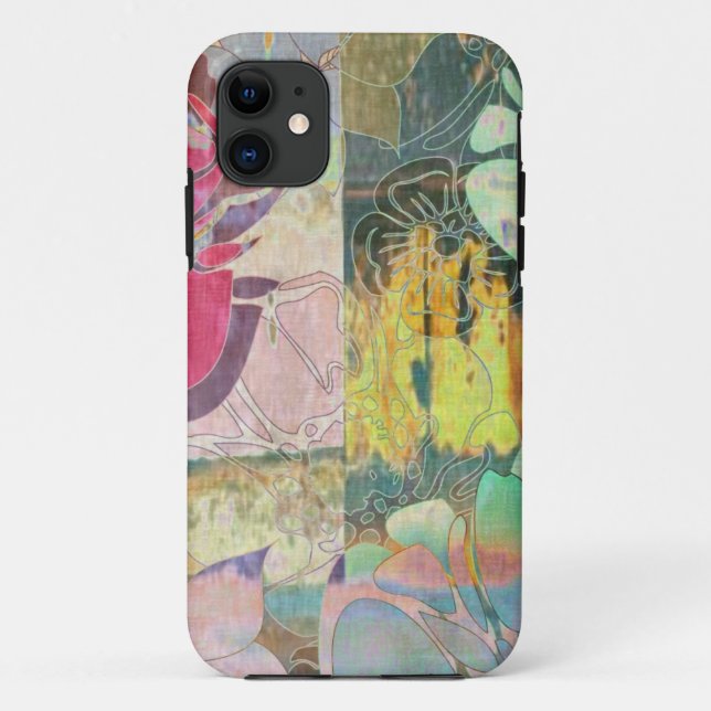 Art floral grunge pattern Case-Mate iPhone case (Back)