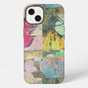Art floral grunge pattern iPhone case