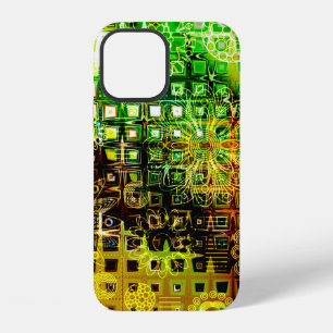 art floral ornament grunge backgroundgraphic,grung iPhone 12 case