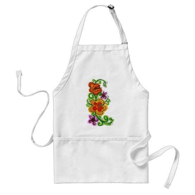 Art flower apron (Front)